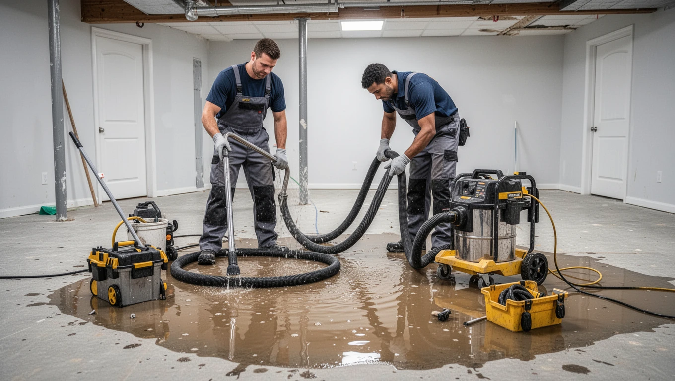 Basement Flood Cleanup